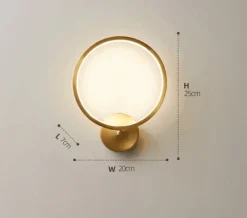 Glow Haven Beleuchtung-Victorias Wandleuchte – Elegante Ringleuchte