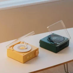 Comfort u0026 Style Gadgets Für Zuhause-Vintage Bluetooth Plattenspieler - Retro Mini Lautsprecher