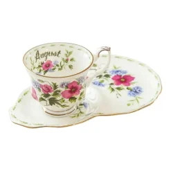 Feast u0026 Flair Küche & Esszimmer-Vintage Bone China Kaffeetassen-Set – Phnom Penh Design für das Home Office