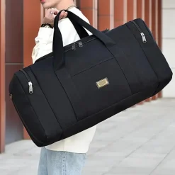 BagAura Taschen & Geldbörsen-Vintage Canvas Reisetasche – Großes Fassungsvermögen, langlebig und vielseitig