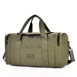 BagAura Taschen & Geldbörsen-Vintage Canvas Reisetasche – Großes Fassungsvermögen, langlebig und vielseitig