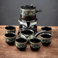 The Cozy Mug Küche & Esszimmer-Vintage Chinesisches Keramik Teeservice - Einzigartiges traditionelles Teeservice