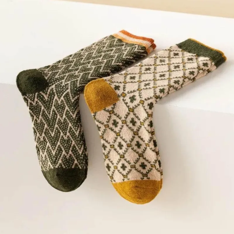 Damen Everly u0026 Lace Damenbekleidung-Vintage Damen Crew Socken - Retro Gemütliches Schuhwerk