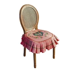 Cozy Cushions Bettzeug-Vintage Esszimmerstuhl-Schonbezug - Akzentstuhl-Schutz für Veranstaltungen