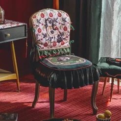 Cozy Cushions Bettzeug-Vintage Esszimmerstuhl-Schonbezug - Akzentstuhl-Schutz für Veranstaltungen