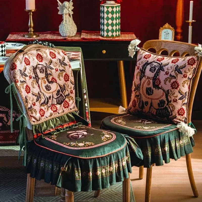 Cozy Cushions Bettzeug-Vintage Esszimmerstuhl-Schonbezug - Akzentstuhl-Schutz für Veranstaltungen