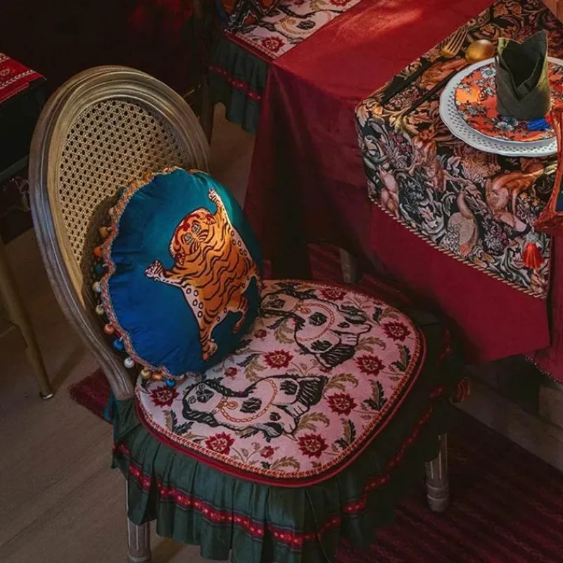 Cozy Cushions Bettzeug-Vintage Esszimmerstuhl-Schonbezug - Akzentstuhl-Schutz für Veranstaltungen