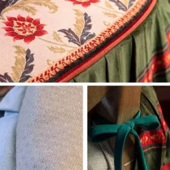 Cozy Cushions Bettzeug-Vintage Esszimmerstuhl-Schonbezug - Akzentstuhl-Schutz für Veranstaltungen