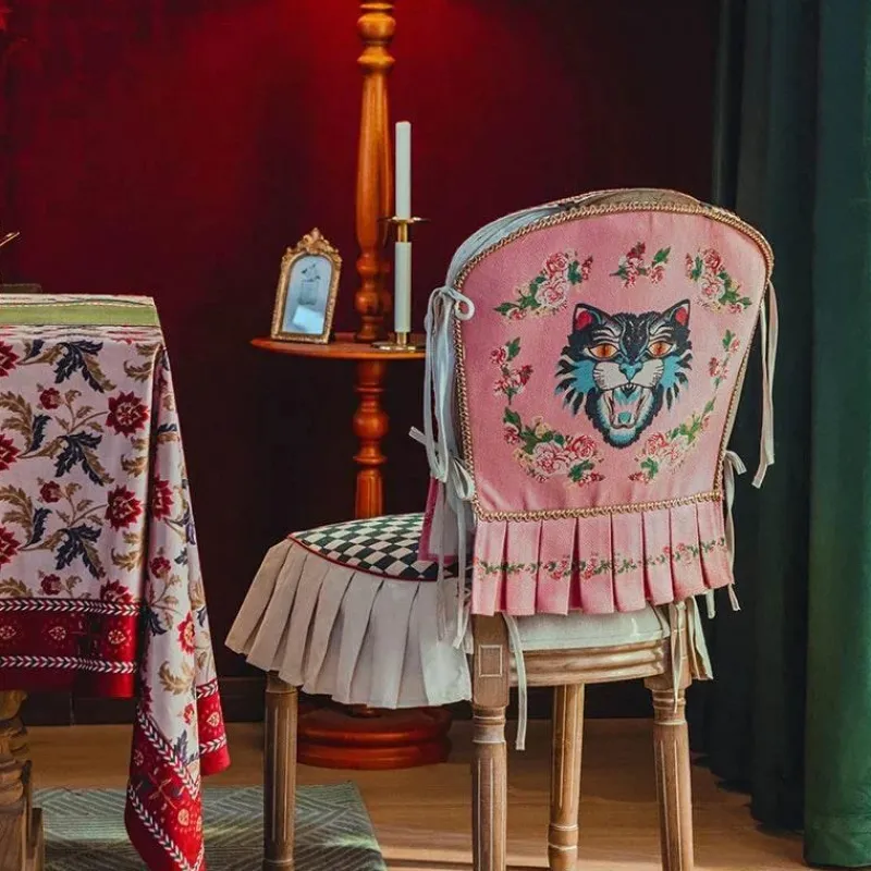 Cozy Cushions Bettzeug-Vintage Esszimmerstuhl-Schonbezug - Akzentstuhl-Schutz für Veranstaltungen