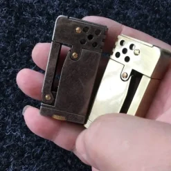 Trail Tech Camping-Werkzeuge|Outdoor-Artikel-Vintage Feuerzeug mit seitlicher Zündung – Retro-Flammenwerkzeug