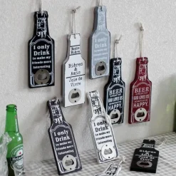 The Decor Haven Küche & Esszimmer-Vintage Flaschenöffner aus Holz - Retro Bar Tool