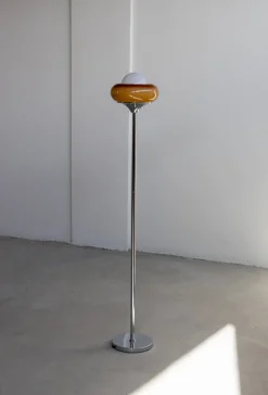 The Gilded Nest Wohndeko|Beleuchtung-Vintage Floor Lamp – 155 cm Standing Lamp with Knob Switch