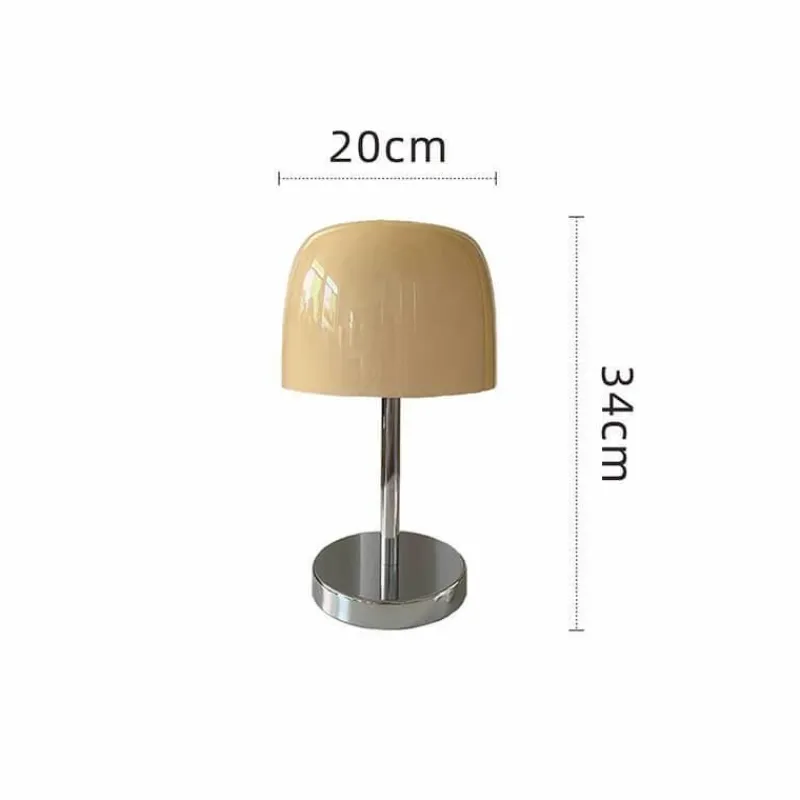Bright Accents Beleuchtung-Vintage Glas Tischlampe - Elegante Wohnbeleuchtung Dekor