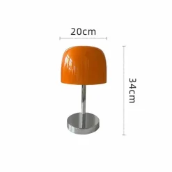 Bright Accents Beleuchtung-Vintage Glas Tischlampe - Elegante Wohnbeleuchtung Dekor