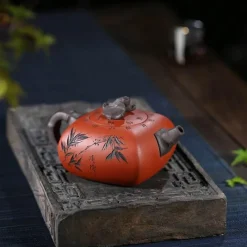 The Cozy Mug Küche & Esszimmer-Vintage Handgemachte Teekanne - Authentische Keramik Teekanne