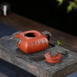 The Cozy Mug Küche & Esszimmer-Vintage Handgemachte Teekanne - Authentische Keramik Teekanne