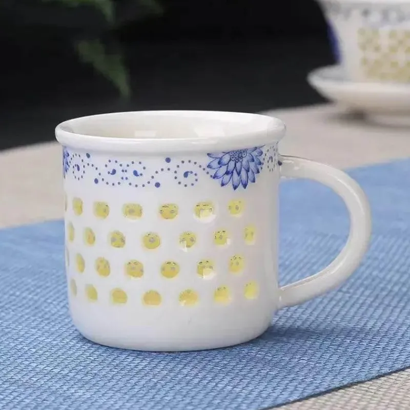 Plates u0026 More Küche & Esszimmer-Vintage Jingdezhen Blau Weiß Porzellan Teetassen Set