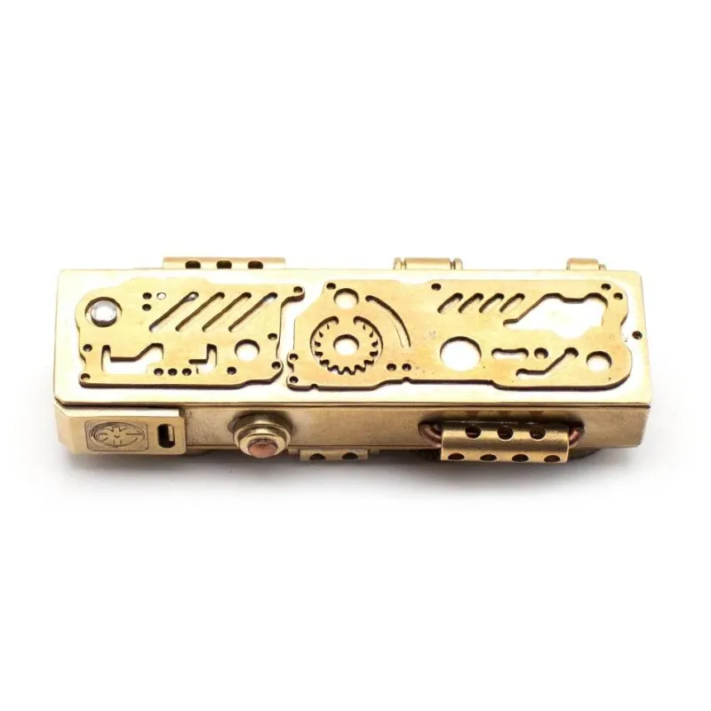 The Outdoor Vault Heimwerkzeuge|Outdoor-Gadgets-Vintage Kerosinfeuerzeug - Uhrwerk Flammendesign