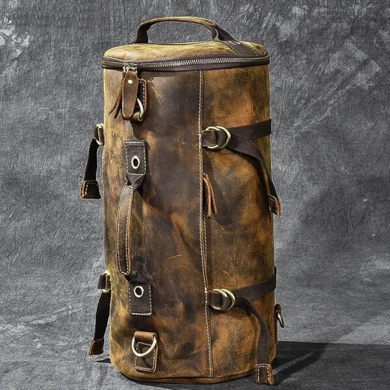 Decor Taschen & Geldbörsen-Vintage Lederrucksack - Klassische Herren Messenger Bag