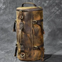 Decor Taschen & Geldbörsen-Vintage Lederrucksack - Klassische Herren Messenger Bag