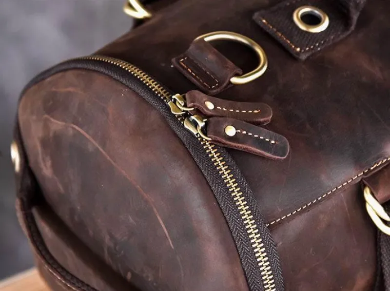 Decor Taschen & Geldbörsen-Vintage Lederrucksack - Klassische Herren Messenger Bag