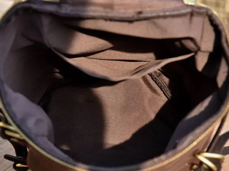 Decor Taschen & Geldbörsen-Vintage Lederrucksack - Klassische Herren Messenger Bag