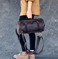 Decor Taschen & Geldbörsen-Vintage Lederrucksack - Klassische Herren Messenger Bag