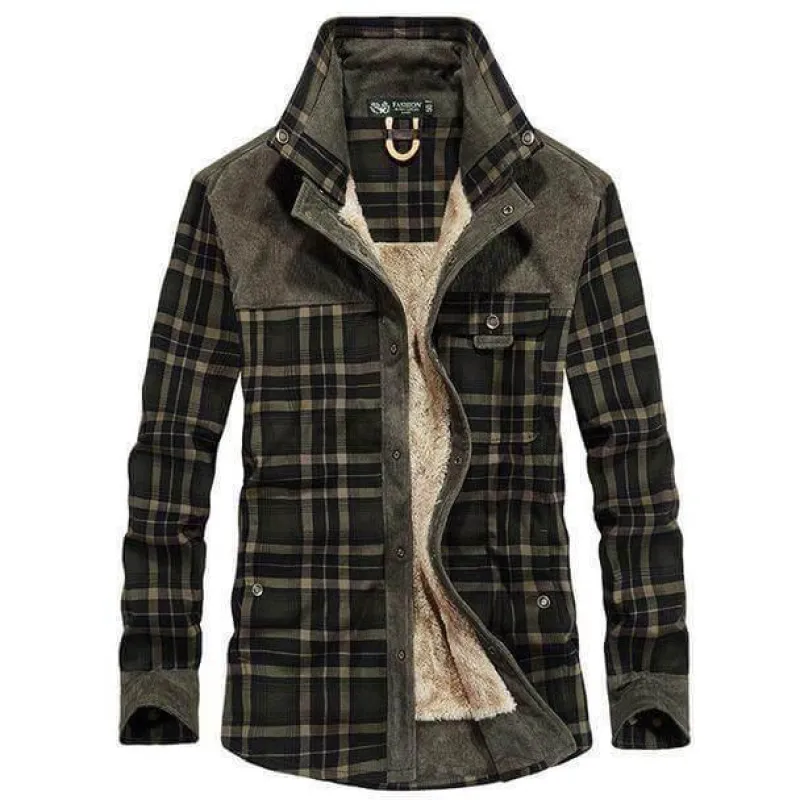 Herren Heritage Threads Herrenbekleidung-Vintage Samt Wintermantel - Große Größe Essential