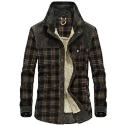 Herren Heritage Threads Herrenbekleidung-Vintage Samt Wintermantel - Große Größe Essential