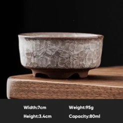 Plates u0026 More Küche & Esszimmer-Vintage Seladon Teetasse - Ice Crackle Keramik Kung Fu Tasse