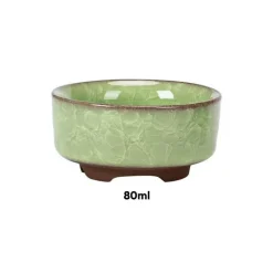 Plates u0026 More Küche & Esszimmer-Vintage Seladon Teetasse - Ice Crackle Keramik Kung Fu Tasse