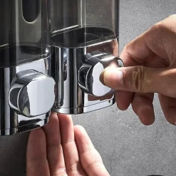 The Blissful Bath Badezimmer-Vintage Wandmontierter Flüssigkeitsspender - Transparenter Getränkespender