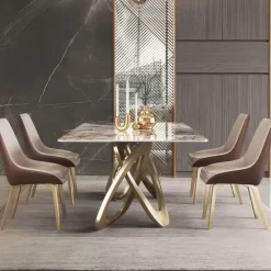 The Lounge Loft Möbel-Virginia Esstisch – Elegante Esszimmermöbel aus Holz