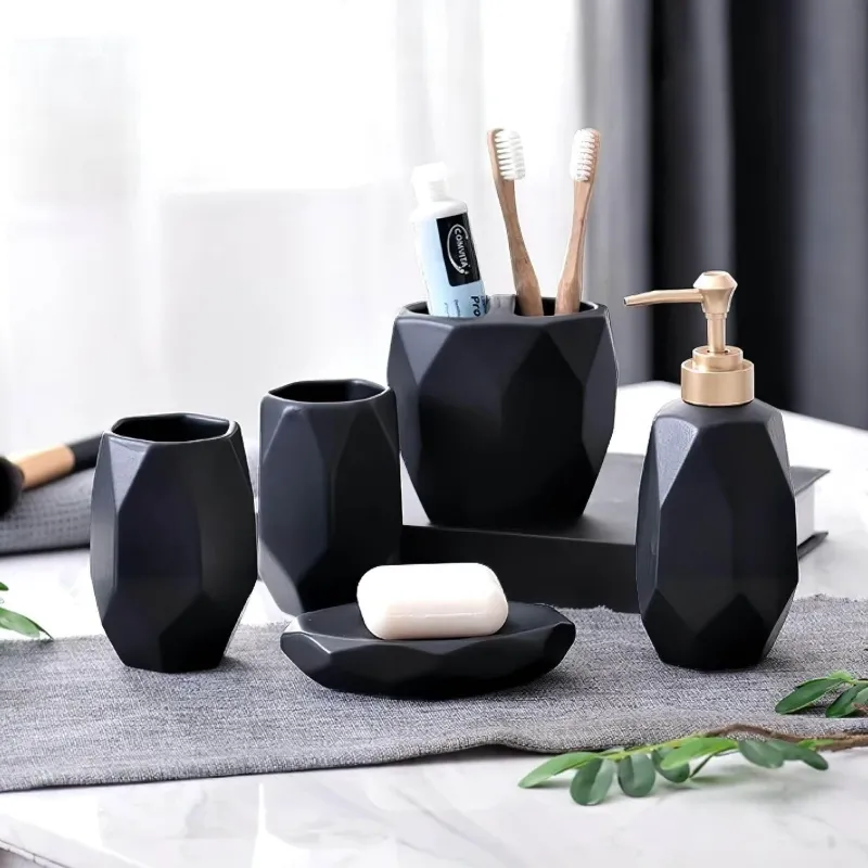 The Bath Nook Badezimmer-Vittoria Bathroom Accessory Set - Elegant Bath Decor Essentials