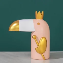 Willow u0026 Whim Wohndeko-Vogelfigur aus Kunstharz, modernes Wohndekor