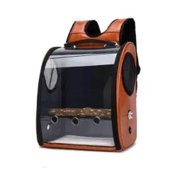 Decor Haustierzubehör-Vogeltransportrucksack – Raumkapsel-Reisekäfig für Heimvögel