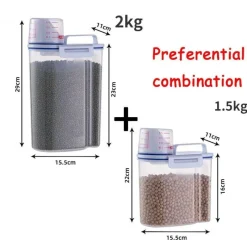 Furry Haven Haustierzubehör|Tierfütterung-Vorratsbehälter für Tierfutter – Frischhaltebehälter