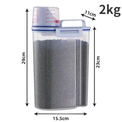 Furry Haven Haustierzubehör|Tierfütterung-Vorratsbehälter für Tierfutter – Frischhaltebehälter