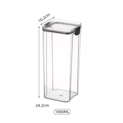 Signature Spaces Küche & Esszimmer-Vorratsgläser mit Deckel – Küchen-Vorratsdosen-Organizer für Müsli und Gewürze