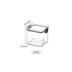 Signature Spaces Küche & Esszimmer-Vorratsgläser mit Deckel – Küchen-Vorratsdosen-Organizer für Müsli und Gewürze