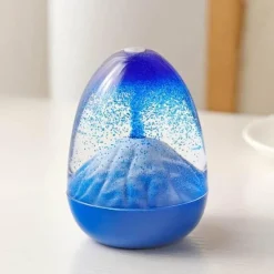 The Gilded Nest Wohndeko-Vulkanausbruch-Timer – Dekorative Flüssigkeits-Sanduhr