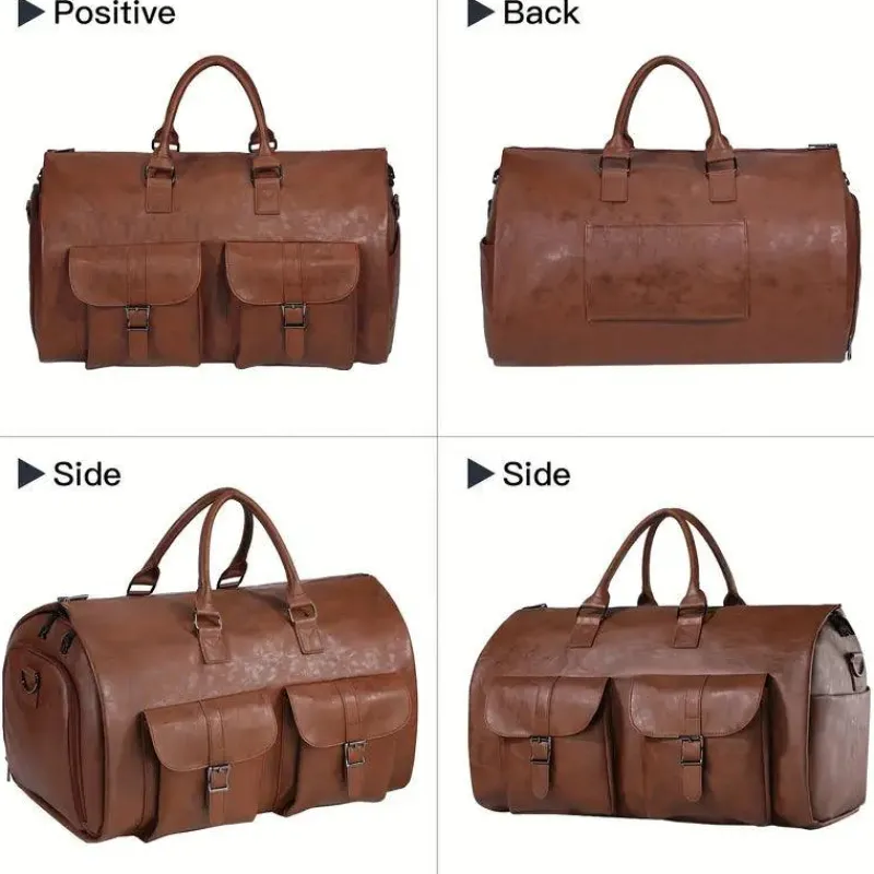 BagAura Taschen & Geldbörsen-Wandelbare Reisetasche – 2-in-1 Hängekoffer für Herren