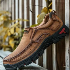 Herren Decor Herrenschuhe-Wanderschuhe aus Rindsleder – Bequeme, atmungsaktive Outdoor-Schuhe