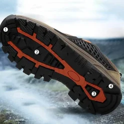 Herren Decor Herrenschuhe-Wanderschuhe für Herren – Atmungsaktives, bequemes Bergsteigerschuhwerk