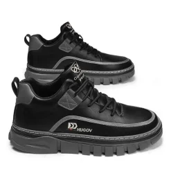 Herren Decor Herrenschuhe-Wanderstiefel - Bergschuhe aus Mikrofaserleder