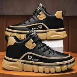 Herren Decor Herrenschuhe-Wanderstiefel - Bergschuhe aus Mikrofaserleder