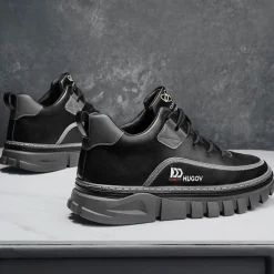 Herren Decor Herrenschuhe-Wanderstiefel - Bergschuhe aus Mikrofaserleder