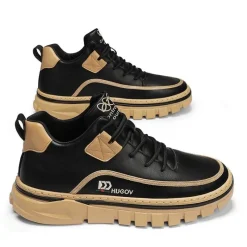 Herren Decor Herrenschuhe-Wanderstiefel - Bergschuhe aus Mikrofaserleder