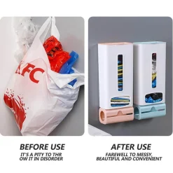 The Culinary Kit Küche & Esszimmer-Wandmontierte Müllaufbewahrungsbox - Platzsparender Abfallorganizer