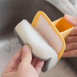 The Culinary Kit Küche & Esszimmer-Wandmontierte Reinigungsbürste - Leicht erreichbarer Schrubber mit Griff